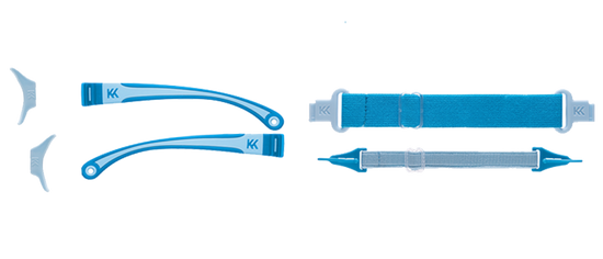 Temples, headband, neck strap and SideShields for the Click & Change system
