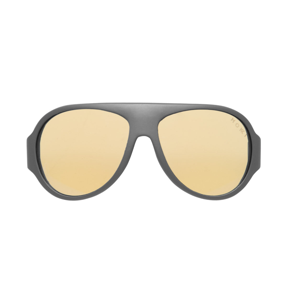 Mokki Sunglasses for kids click and change screen safe with blue block lens - Gray